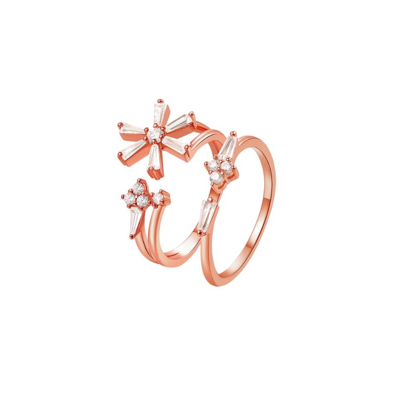 Vriendschapsringen Rose | Twee Sieraden